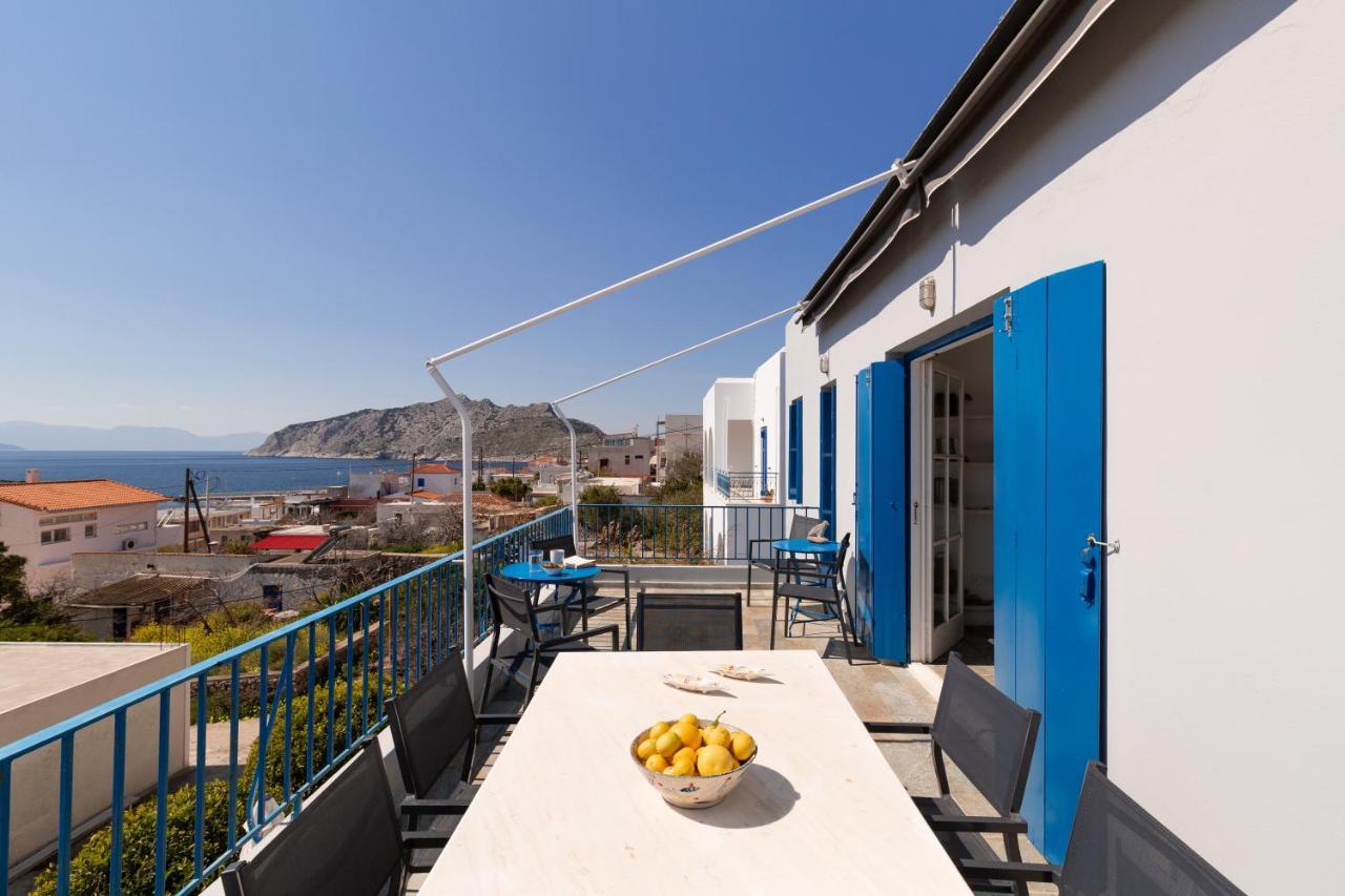 Aeginia 1- Breathtaking Sea View House In Perdika Villa Exteriör bild
