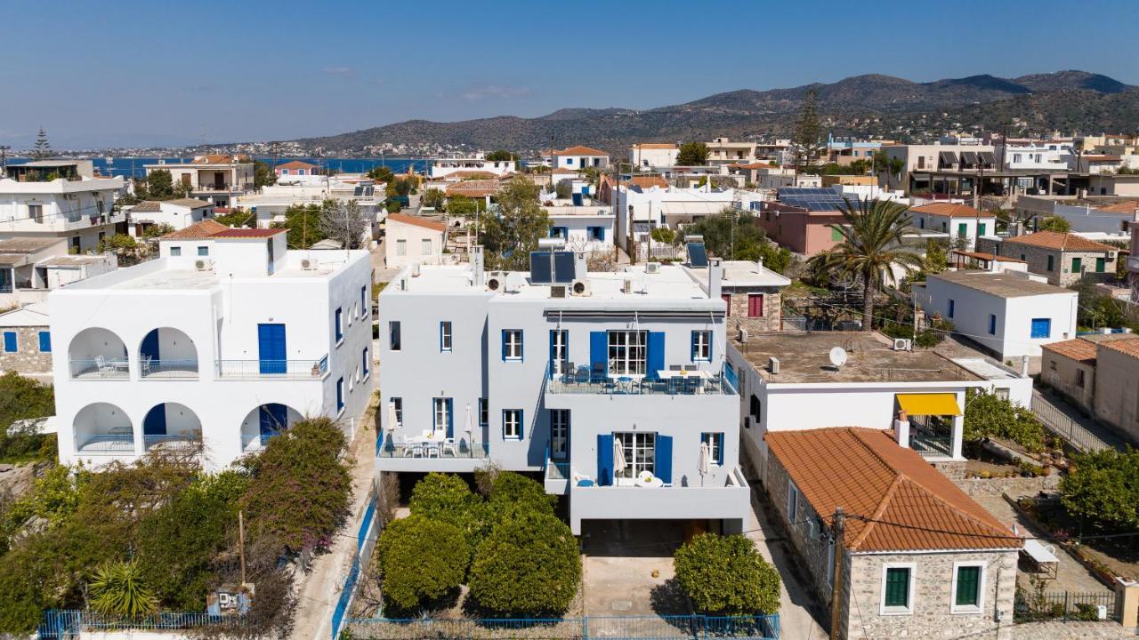 Aeginia 1- Breathtaking Sea View House In Perdika Villa Exteriör bild